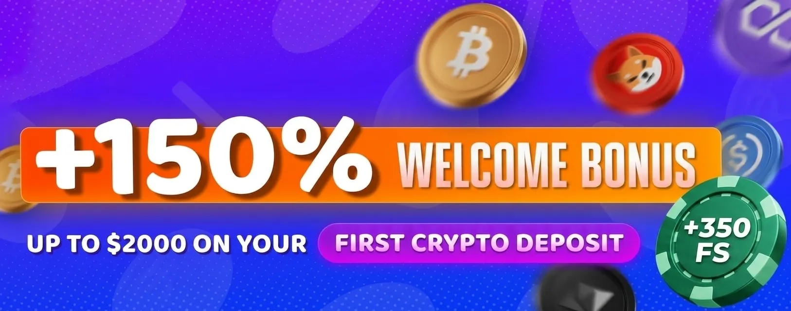 Crypto Bonus +150%