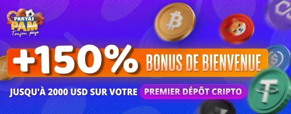 Récupère jusqu'à 2 000 $ en argent réel sur ton premier dépôt en crypto !